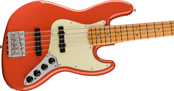 Preview: Fender Player Plus Jazz Bass V, MN, Fiesta Red